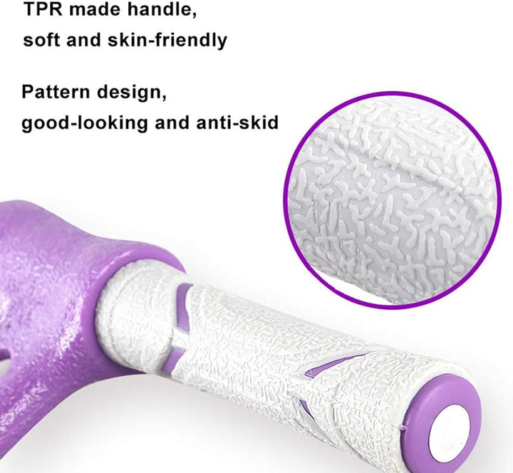 Translation missing: en.Elastic Abdominal Trainer - Fitness Resistance Bands - Ab Trainer - Ab Roller - Ab Wheel - Abdominal Wheel - Resistance Fitness Resistance Pedal Band - Multifunctional Tension Cord - Training Aids - Leg Stretching - Fitness Equipment - Purple