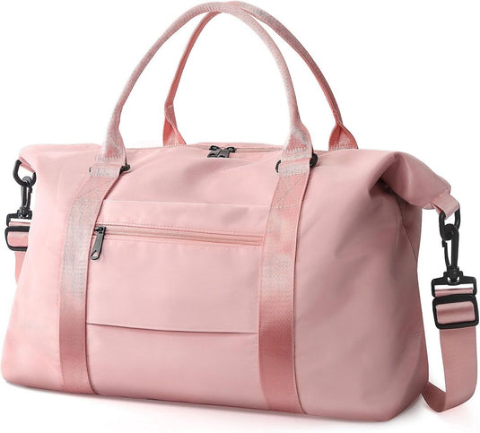Translation missing: en.Travel bags - Waterproof weekend bags - Travel bag - Women's carry-on luggage - Travel bags - Yoga bag - Men's sports bags - Airplane carry-on luggage - Weekend bags - Travel bags with trolley lids - Sports bag - Travel Bag - Pink