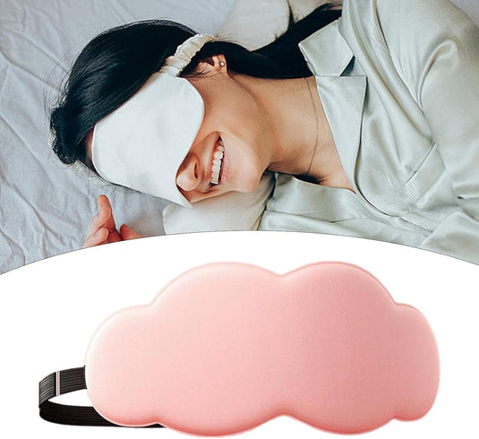 Translation missing: en.Sleep Mask - Eye Mask - Comfort Eye Mask Eye Mask Ice Silk Eye Mask Night Eye Mask - Suitable for Sleepers on Birthdays Airplane Car Nap - Pink