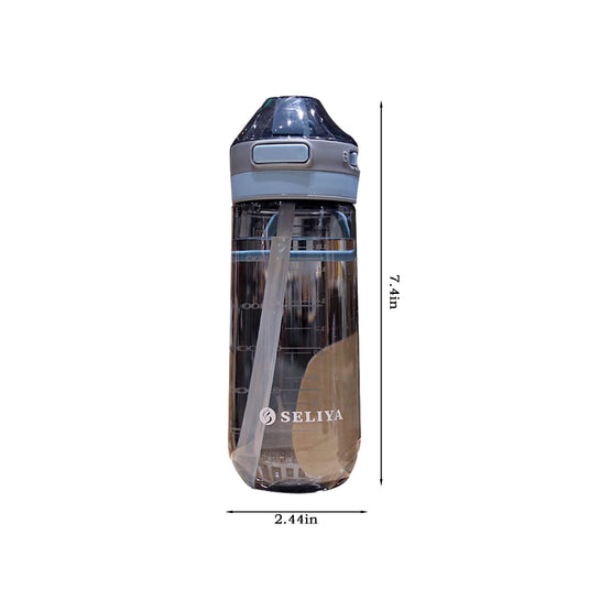 Translation missing: en.Tyidzon Straw Water Bottle, Water Bottle Cup for Kids/Toddlers Ages 3+ Spill Proof Leak Proof, Water Bottles Great for School Sports Daycare &amp; Camp Blue