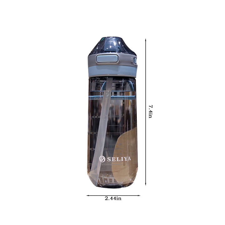 Translation missing: en.Tyidzon Straw Water Bottle, Water Bottle Cup for Kids/Toddlers Ages 3+ Spill Proof Leak Proof, Water Bottles Great for School Sports Daycare &amp; Camp Blue