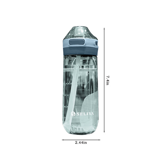 Translation missing: en.Tyidzon Straw Water Bottle, Water Bottle Cup for Kids/Toddlers Ages 3+ Spill Proof Leak Proof, Water Bottles Great for School Sports Daycare &amp; Camp Green