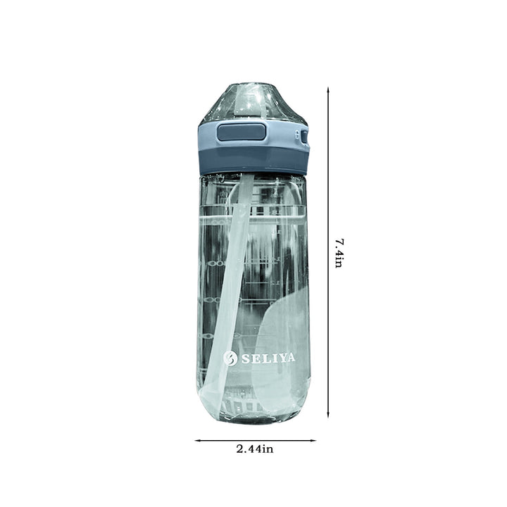 Translation missing: en.Tyidzon Straw Water Bottle, Water Bottle Cup for Kids/Toddlers Ages 3+ Spill Proof Leak Proof, Water Bottles Great for School Sports Daycare &amp; Camp Green