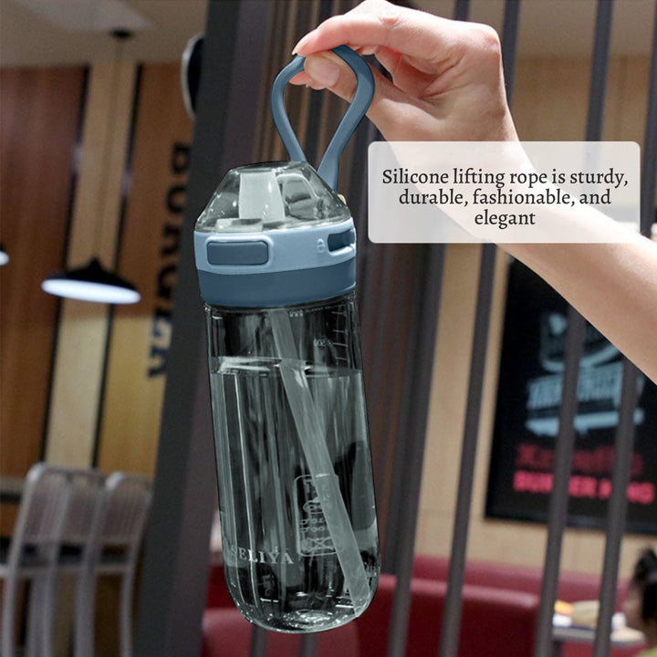 Translation missing: en.Tyidzon Straw Water Bottle, Water Bottle Cup for Kids/Toddlers Ages 3+ Spill Proof Leak Proof, Water Bottles Great for School Sports Daycare &amp; Camp Green