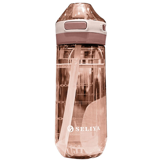 Translation missing: en.Tyidzon Straw Water Bottle, Water Bottle Cup for Kids/Toddlers Ages 3+ Spill Proof Leak Proof, Water Bottles Great for School Sports Daycare &amp; Camp Pink