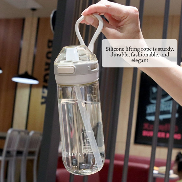Translation missing: en.Tyidzon Straw Water Bottle, Water Bottle Cup for Kids/Toddlers Ages 3+ Spill Proof Leak Proof, Water Bottles Great for School Sports Daycare &amp; Camp White