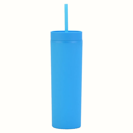 Translation missing: en.JWDX Glass and Bottle Clearance, 16Oz Tumbler with Lid and Plastic Water Coffee Tumbler Cup Water Bottle Slim Double Wall Reusable Plastic Tumbler Cups Travel Mug Coffee Cup 450Ml C