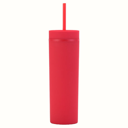 Translation missing: en.JWDX Glass and Bottle Clearance, 16Oz Tumbler with Lid and Plastic Water Coffee Tumbler Cup Water Bottle Slim Double Wall Reusable Plastic Tumbler Cups Travel Mug Coffee Cup 450Ml RDA