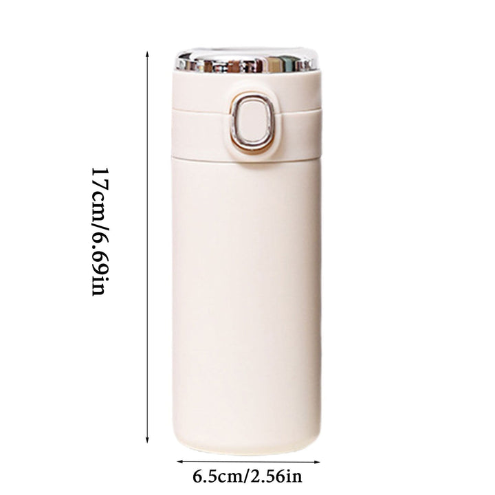 Translation missing: en.JWDX Glass and Bottle Clearance! Stainless Steel Flask Vacuum Insulated Cup Drinking Bottle 350/420 Ml Led Screen Temperature Display Flask Water Bottle Perfect for Home Travel, Include Cup*1 Blue