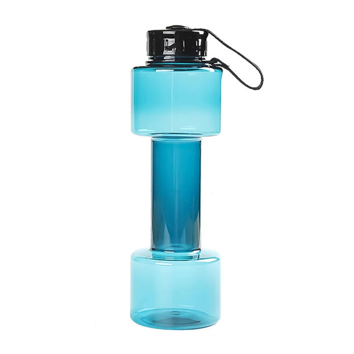 Translation missing: en.JWDX Portable Kettle Clearance, Water Bottle Multifunctional Water Bottle Dumbbell Shaped Drinking Bottles Leakproof Bottle Drinking Bottle for Gym School Cycling Outdoor Sports and Capacity Blue