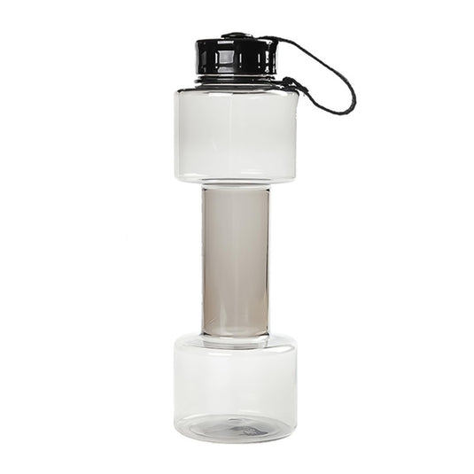 Translation missing: en.JWDX Portable Kettle Clearance, Water Bottle Multifunctional Water Bottle Dumbbell Shaped Drinking Bottles Leakproof Bottle Drinking Bottle for Gym School Cycling Outdoor Sports and Capacity Grey