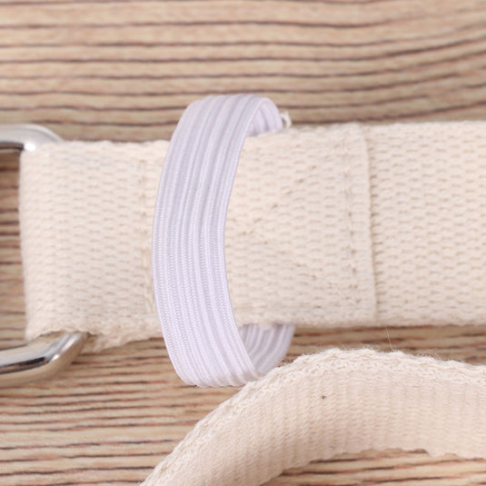Translation missing: en.SWETRACE Stretch Straps 1Pc Portable Yoga Strap In White And Yellow For And Daily Exercise 47.2x1x0.1In