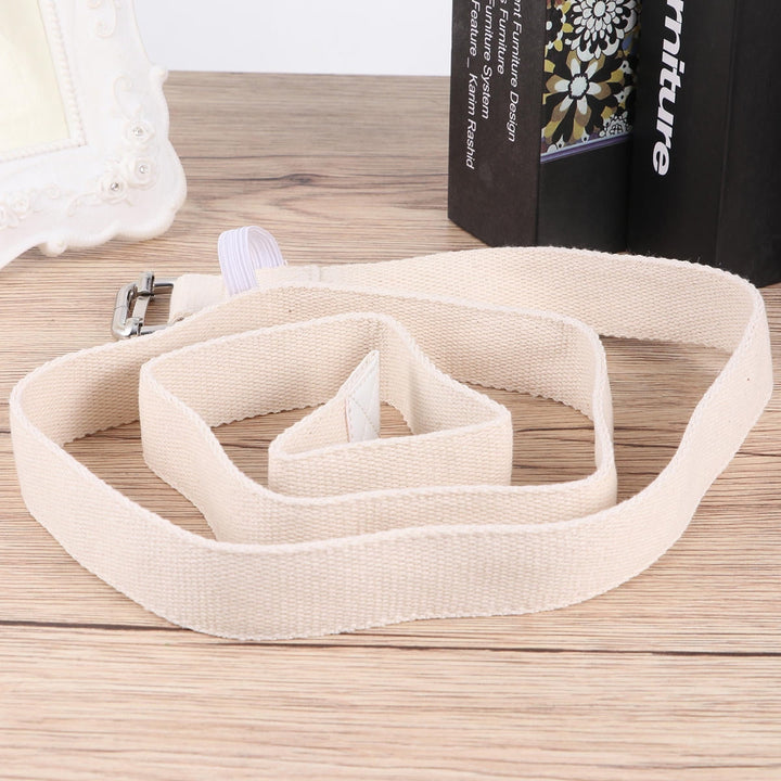 Translation missing: en.SWETRACE Stretch Straps 1Pc Portable Yoga Strap In White And Yellow For And Daily Exercise 47.2x1x0.1In