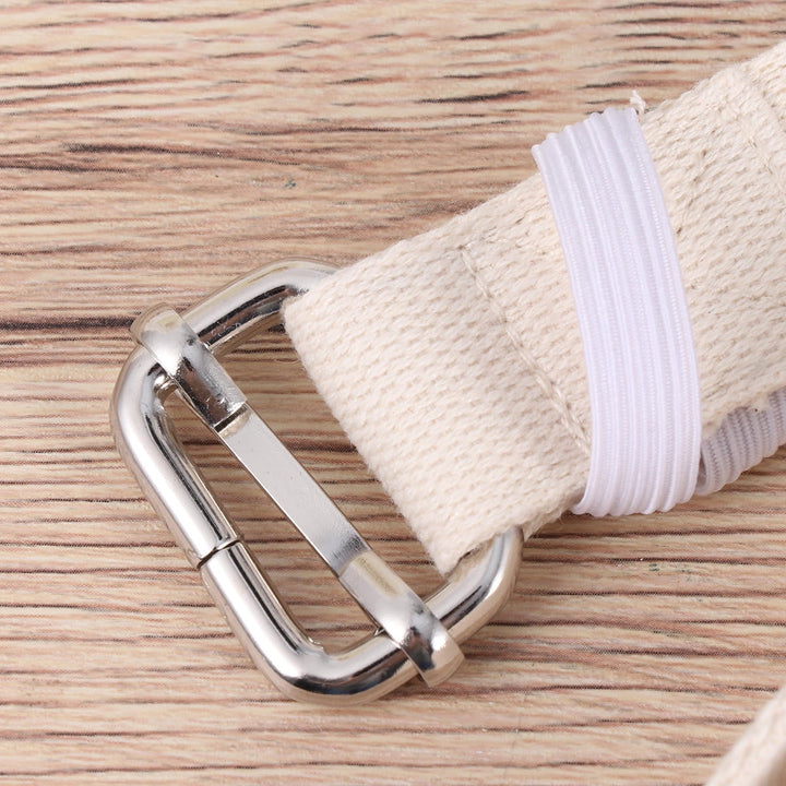 Translation missing: en.SWETRACE Stretch Straps 1Pc Portable Yoga Strap In White And Yellow For And Daily Exercise 47.2x1x0.1In
