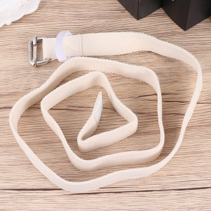 Translation missing: en.SWETRACE Stretch Straps 1Pc Portable Yoga Strap In White And Yellow For And Daily Exercise 47.2x1x0.1In