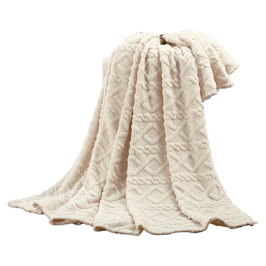 Translation missing: en.Warm Blankets for Winter, Winter Blankets Queen Size,King Blankets for The Bed, Winter Blankets Queen Size,Super Soft Throw Blankets, Silky Flannel Fleece Bed Blanket Beige