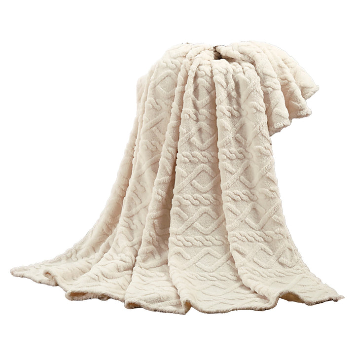 Translation missing: en.Warm Blankets for Winter, Winter Blankets Queen Size,King Blankets for The Bed, Winter Blankets Queen Size,Super Soft Throw Blankets, Silky Flannel Fleece Bed Blanket Beige