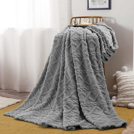 Translation missing: en.Warm Blankets for Winter, Winter Blankets Queen Size,King Blankets for The Bed, Winter Blankets Queen Size,Super Soft Throw Blankets, Silky Flannel Fleece Bed Blanket Blue