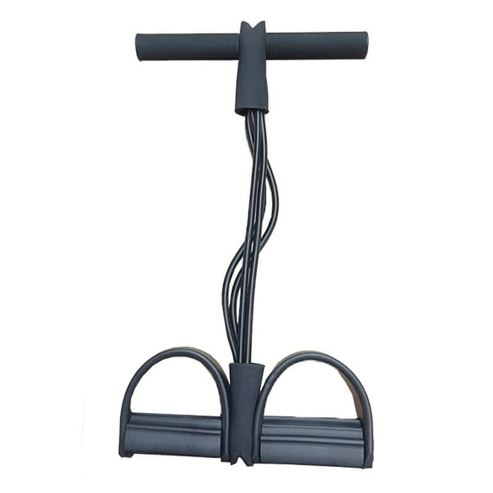Translation missing: en.21 Fitness Resistance Bands-4 Tube Pedal Ankle Puller - Sit up Leg Stretch Rope Exercise Bands with Handles, Stretching Workout Fitness Bands for Arm Weights Exercise Equipment Black