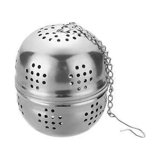 Translation missing: en.Stainless Steel Mesh Tea Infuser, Heavy Duty Tea Ball, Tea Strainer Tea Diffuser Tea Steeper for Filtering Tea,Tea Infusers for Loose Tea, 1 Pcs, 1.57x1.57 1.57" x 1.57" Silver*1