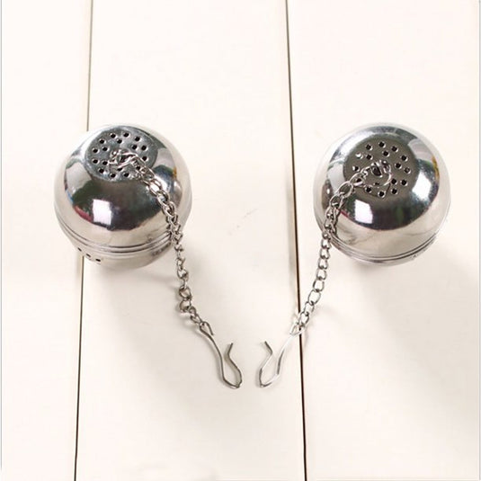 Translation missing: en.Stainless Steel Mesh Tea Infuser, Heavy Duty Tea Ball, Tea Strainer Tea Diffuser Tea Steeper for Filtering Tea,Tea Infusers for Loose Tea, 1 Pcs, 1.57x1.57 1.57" x 1.57" Silver*1