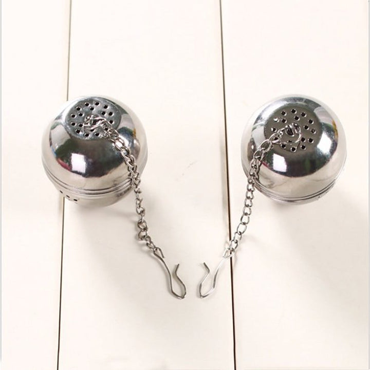 Translation missing: en.Stainless Steel Mesh Tea Infuser, Heavy Duty Tea Ball, Tea Strainer Tea Diffuser Tea Steeper for Filtering Tea,Tea Infusers for Loose Tea, 1 Pcs, 1.57x1.57 1.57" x 1.57" Silver*1