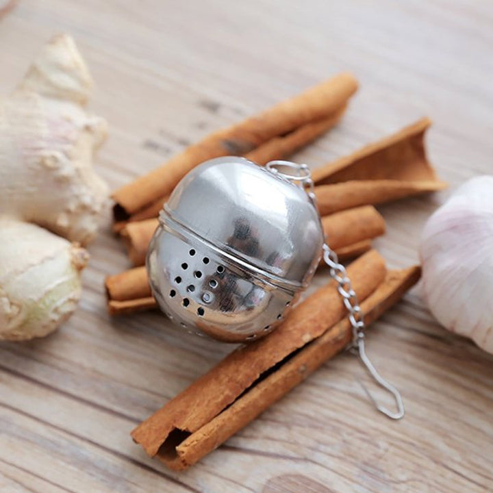 Translation missing: en.Stainless Steel Mesh Tea Infuser, Heavy Duty Tea Ball, Tea Strainer Tea Diffuser Tea Steeper for Filtering Tea,Tea Infusers for Loose Tea, 1 Pcs, 1.57x1.57 1.57" x 1.57" Silver*1