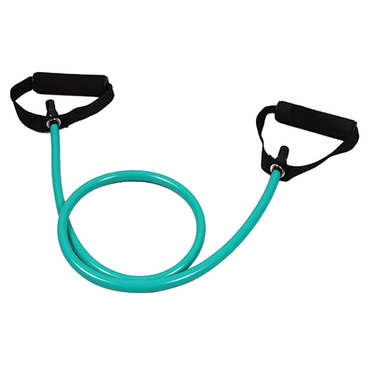 Translation missing: en.Resistance Bands with Handles, Exercise Bands with Handles, Single Resistance Bands for Resistance Training, Physical Therapy,Home Workouts, Fitness, Pilates,Shoulder And Neck Stretching Equipment Green