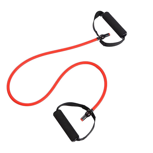 Translation missing: en.Resistance Bands with Handles, Exercise Bands with Handles, Single Resistance Bands for Resistance Training, Physical Therapy,Home Workouts, Fitness, Pilates,Shoulder And Neck Stretching Equipment Red