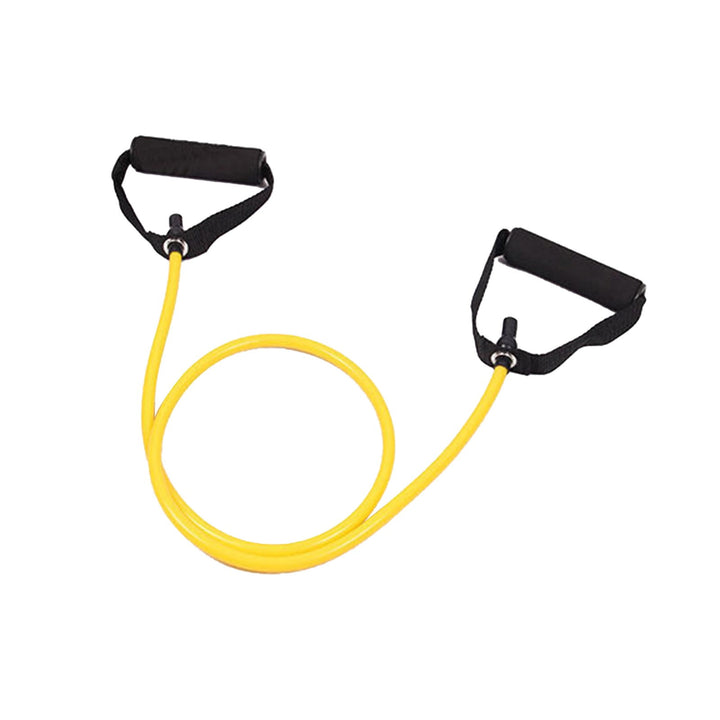 Translation missing: en.Resistance Bands with Handles, Exercise Bands with Handles, Single Resistance Bands for Resistance Training, Physical Therapy,Home Workouts, Fitness, Pilates,Shoulder And Neck Stretching Equipment Yellow