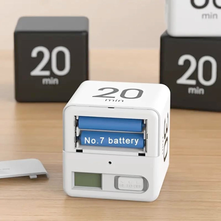 Translation missing: en.Kitchen Timer - Timer - Cube Timer - Flip Timer - Digital Kitchen Timer - Pomodoro Timer - Time Management - Study Timer - Visual Timer - Kitchen Timer - Countdown - Desk Accessories - Kitchen Timers - Gravity Timer - Red - 1 Piece