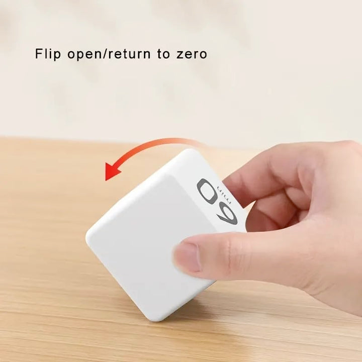 Translation missing: en.Kitchen Timer - Timer - Cube Timer - Flip Timer - Digital Kitchen Timer - Pomodoro Timer - Time Management - Study Timer - Visual Timer - Kitchen Timer - Countdown - Desk Accessories - Kitchen Timers - Gravity Timer - Black - 1 Piece