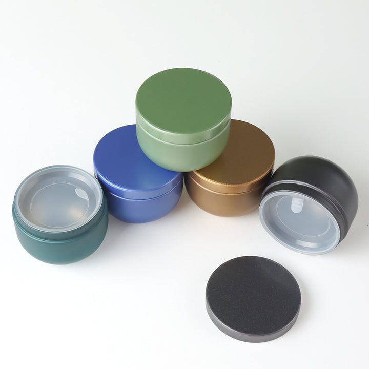 Translation missing: en.Tea Box - Portable Mini Tea Caddy, Large Tea Storage Container, Small Round Tin Coffee Caddy