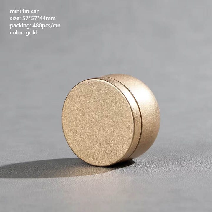 Translation missing: en.Tea Box - Portable Mini Tea Caddy, Large Tea Storage Container, Small Round Tin Coffee Caddy