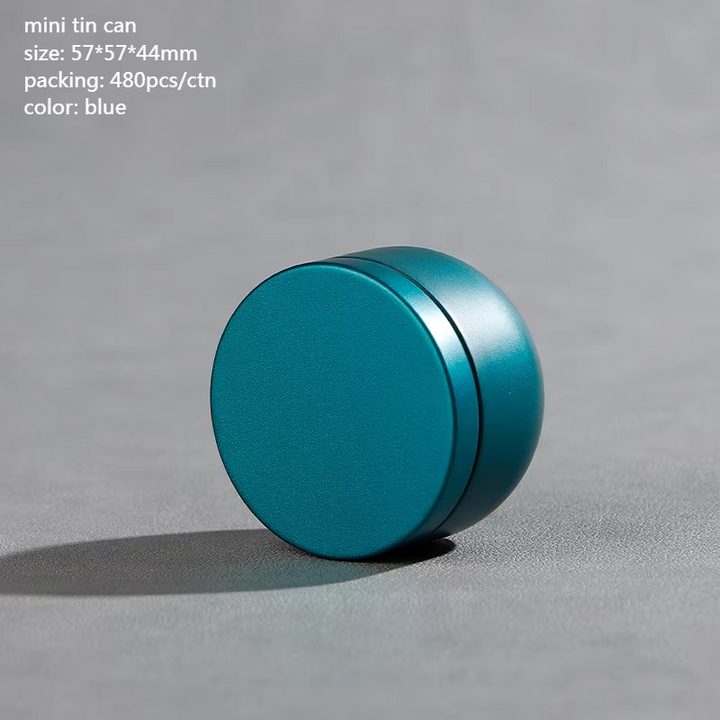 Translation missing: en.Tea Box - Portable Mini Tea Caddy, Large Tea Storage Container, Small Round Tin Coffee Caddy