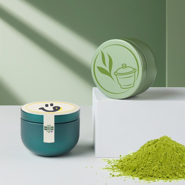 Translation missing: en.Tea Box - Portable Mini Tea Caddy, Large Tea Storage Container, Small Round Tin Coffee Caddy