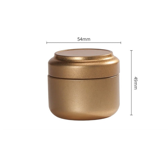 Translation missing: en.Tea Box - Portable Mini Tea Caddy, Large Tea Storage Container, Small Round Tin Coffee Caddy