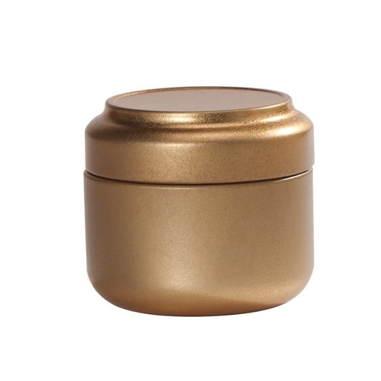 Translation missing: en.Tea Box - Portable Mini Tea Caddy, Large Tea Storage Container, Small Round Tin Coffee Caddy