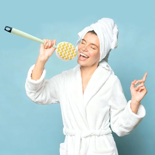 Translation missing: en.Brush - Bath brush - Shower brush - Scrub brush - Dry brush - Body brush - Long-handled brush - Sponge brush - Bath sponge - Scrubbing brush - Back scrub brush - Double-sided bath brush - Green - 1 piece