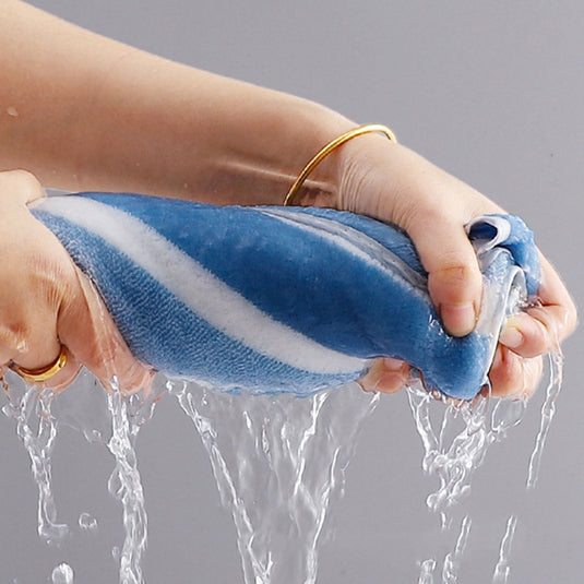 Translation missing: en.Clearance 8 Pack Plush Absorbent 100% Cotton Bath Towel Set, 2 Bath Towels 4 Hand Towels 2 Washcloths, Luxury 8 Piece Towel Set for Bathroom SPA Gym, Family Bath Towel Set Blue