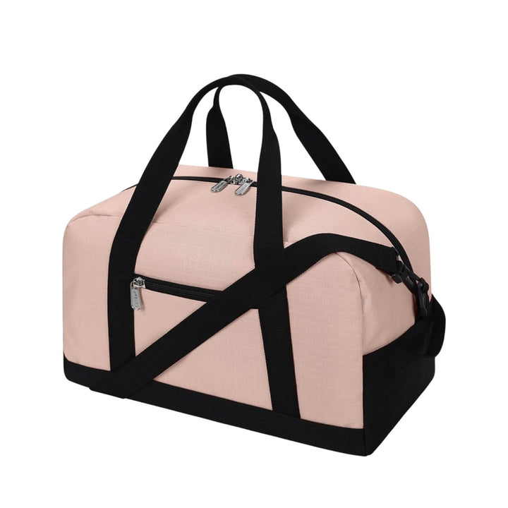 Translation missing: en.14 Inch Carry on Bag, Small Travel Gym Bag, Small Duffle Bag, Duffel Bag Gym Weekender Overnight Bag with Wet Pocket, Airlines Approved Foldable Carry on Bag, for Women and Men Black
