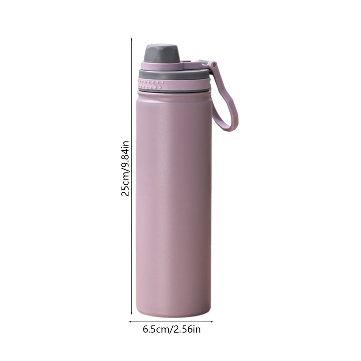 Translation missing: en.Insulated Water Bottle, Stainless Steel Vacuum Insulated Water Bottle, Sport Bottle with Leak Proof Lid and Handle, Space Kettle Men and Women, Large Capacity Sports Water Bottle Purple