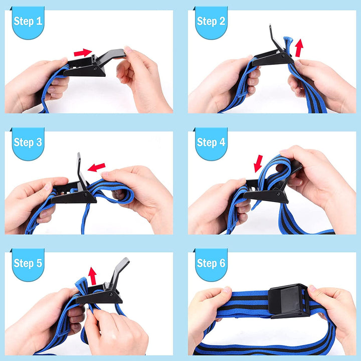 Translation missing: en.Blood Flow Restriction Bands for Women Glutes &amp; Hip Building, Occlusion Training Bands, Best Fabric Resistance Bands for Exercising Your Butt, Squat, Thigh, Fitness Blue