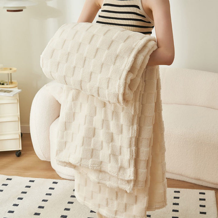 Translation missing: en.Kdkad Super Soft Throw Blanket, Cooling Blankets, Cotton Bed Blanket, Cotton Thermal Throw Blanket, Lightweight Throw Breathable Premium Soft Comfortable Machine Washable Blanket for All Season 39.3×59 in Blue