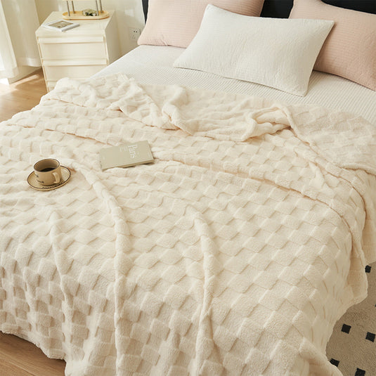 Translation missing: en.Kdkad Super Soft Throw Blanket, Cooling Blankets, Cotton Bed Blanket, Cotton Thermal Throw Blanket, Lightweight Throw Breathable Premium Soft Comfortable Machine Washable Blanket for All Season 39.3×59 in White