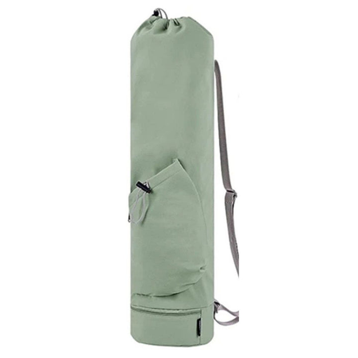 Translation missing: en.Yoga Mat Bag with Water Bottle Pocket and Bottom Wet Pocket, Exercise Yoga Mat Carrier Multi-Functional Storage Bag,（green）