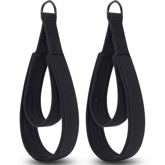Translation missing: en.2 Pcs Pilates Straps - Double Loop Ring Straps for Reformer, Padded, Home Gym Workout Yoga exercise accessories