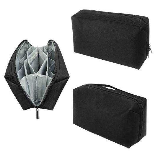 Translation missing: en.Electronics Organizer Pouch, Travel Tech Organizer Bag for Travel Essentials, Cord Organizer Bag as Travel Accessories for Men Women, Portable Charger Organizer, Black