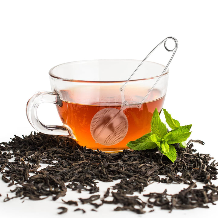 Translation missing: en.2 Pcs Snap Tea Ball Infuser with Handle, Loose Tea Steeper, Stainless Steel Tea Strainer for Brew Loose Leaf Tea, Silver