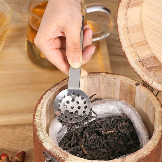 Translation missing: en.6 pcs Tea Bag Squeezer Tongs, Stainless Steel Strainer Spoons Teabag Clips Tool Practical Strainer Tea Accessories (Silver)